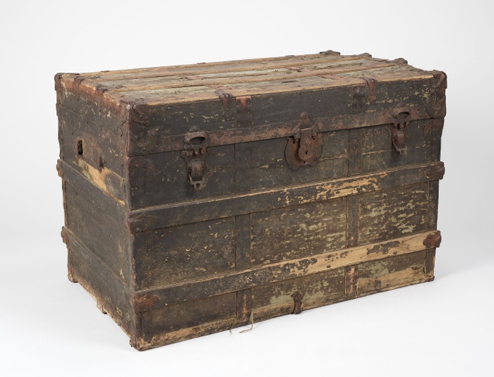 Travel trunk NM 82.97.64   The United States of America, turn of the 20th century