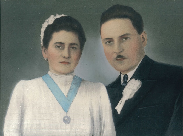 Varga Etelka és Papp Géza 1948-ban