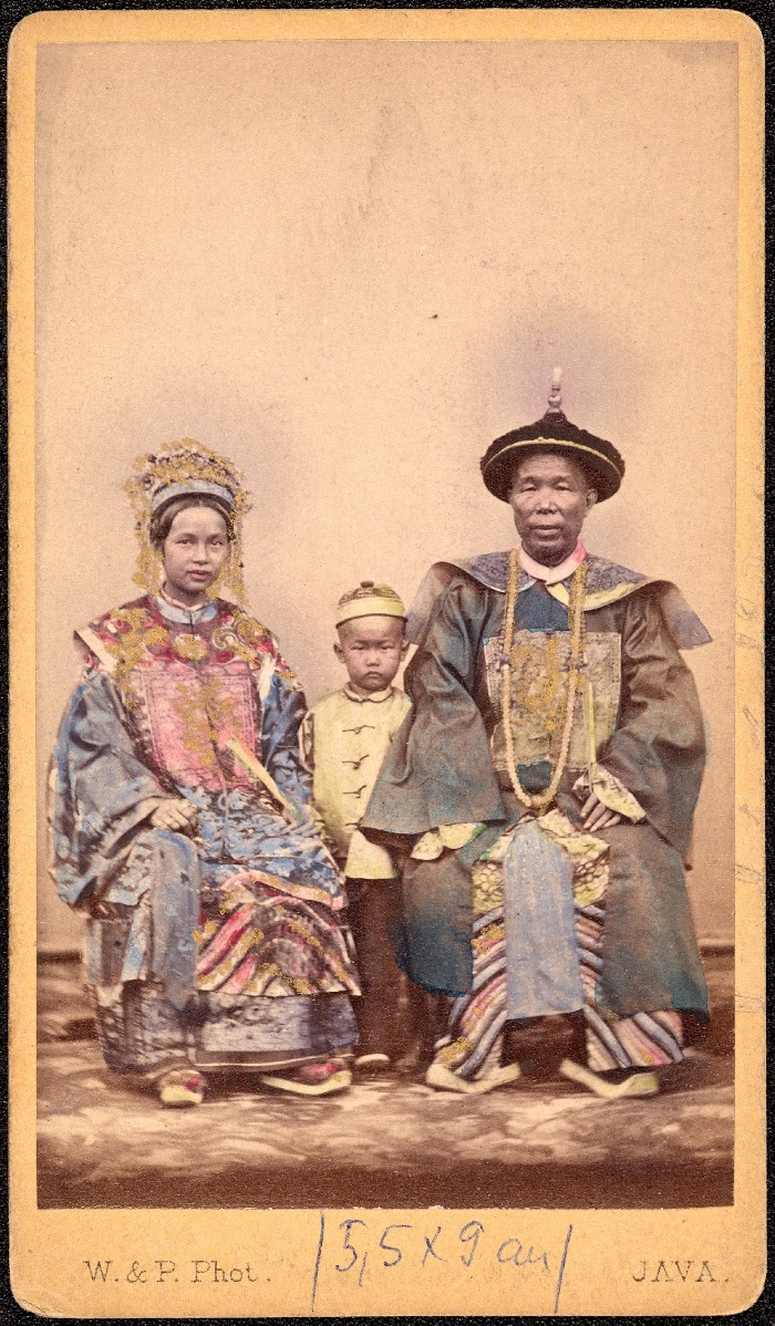 Jávai főrendű család, Woodbury & Page fényképészműterem, Xantus János gyűjtése, Jáva, 1869 előtt, F 677