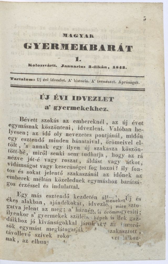 2. kép A szerkesztői üdvözlet